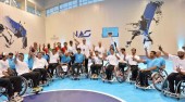 Hamdan bin Mohammed Leads Friendly Match between Dubai Government Team and UAE National Wheelchair Basketball Team